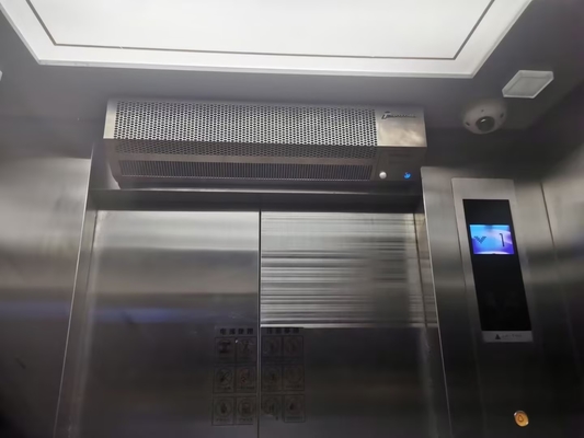 ステンレス鋼エレベーター換気エアカーテン本体誘導自動オン/オフ、32 インチ