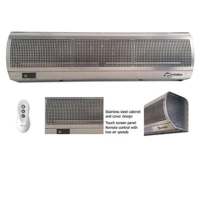 Titan Series Stainless Steel 304 Air Curtain with 220-240/110V 50/60HZ and High Safety Level for Refrigerator Doors